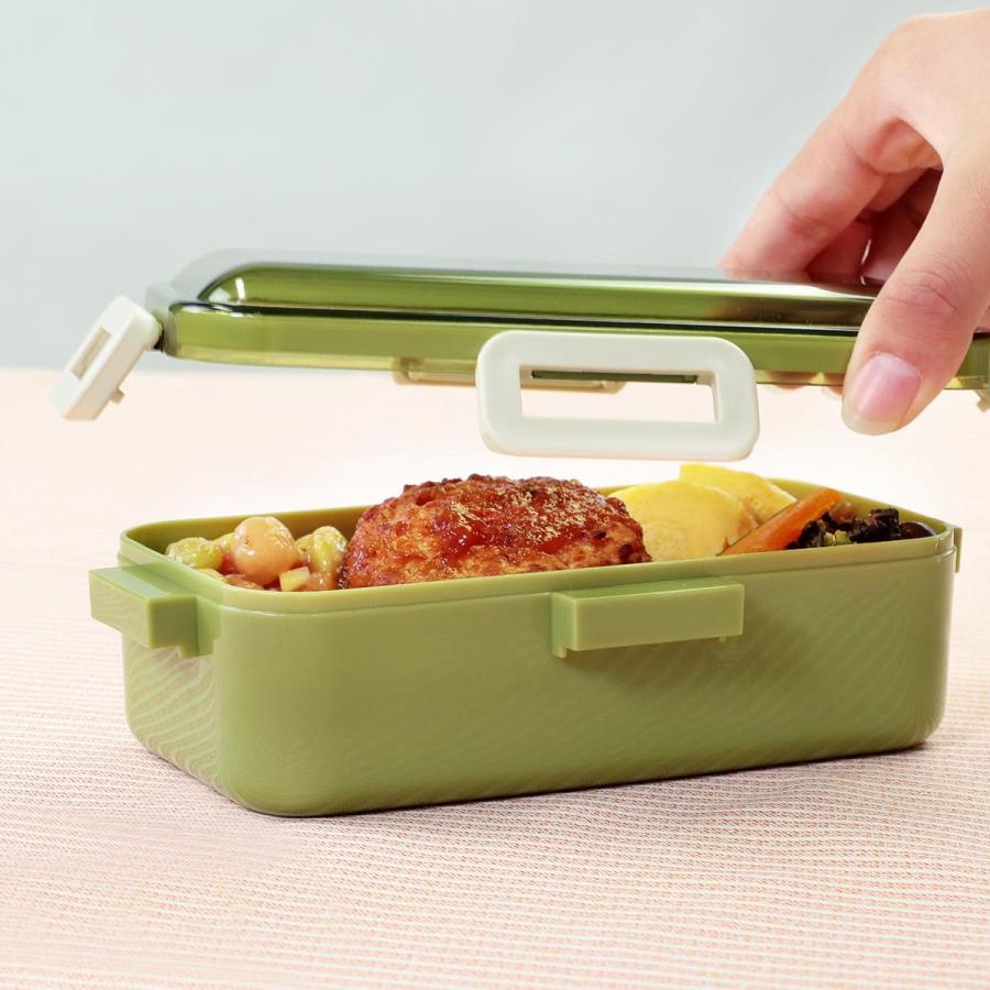 スケーター お弁当箱 1段 抗菌 530ml ふわっと レトロフレンチ （ 弁当