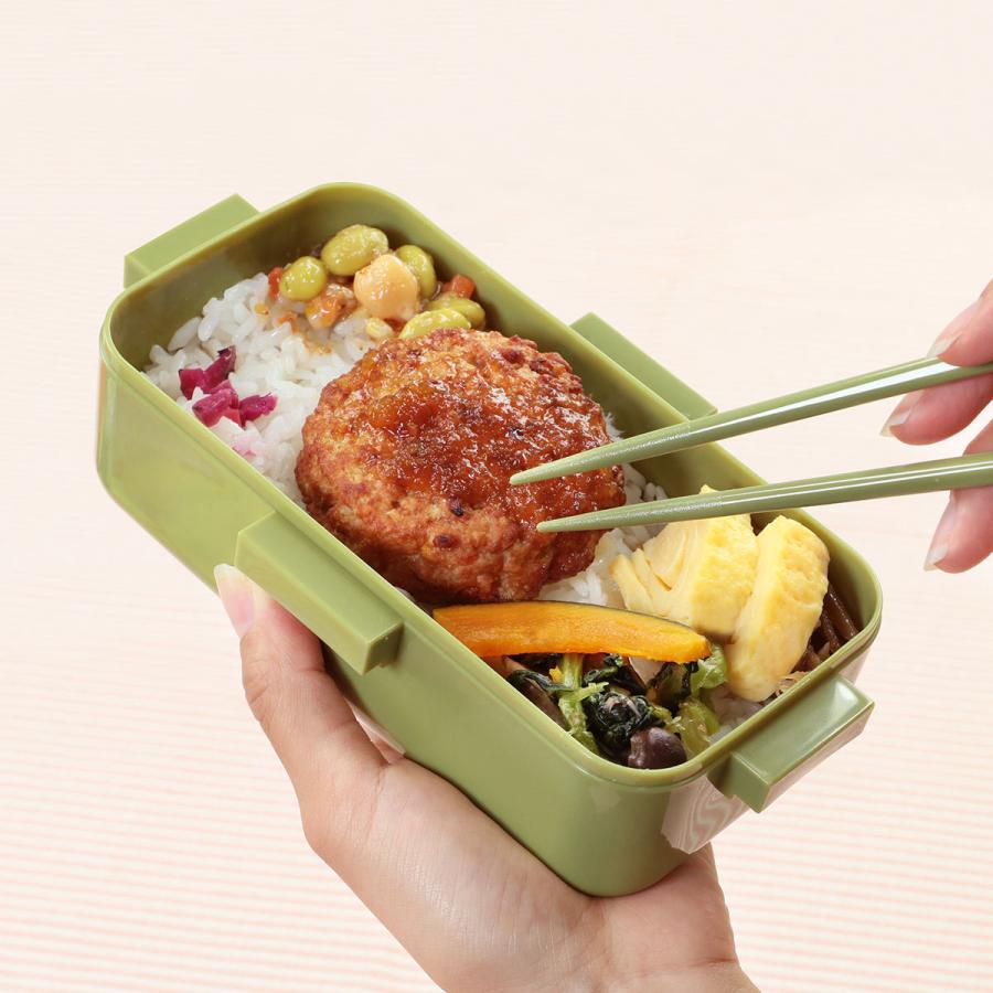 スケーター お弁当箱 1段 抗菌 530ml ふわっと レトロフレンチ （ 弁当