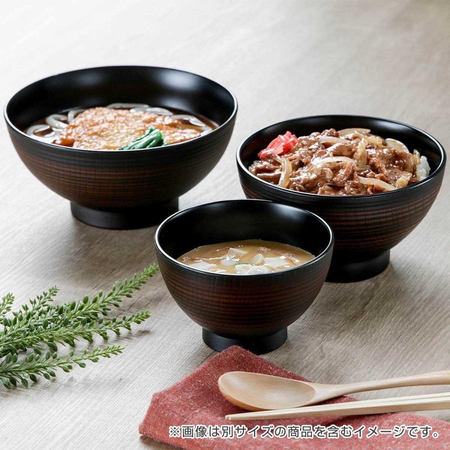 麺鉢 18cm ONES 千筋 栃木目 プラスチック製 （ 食洗機対応 電子レンジ