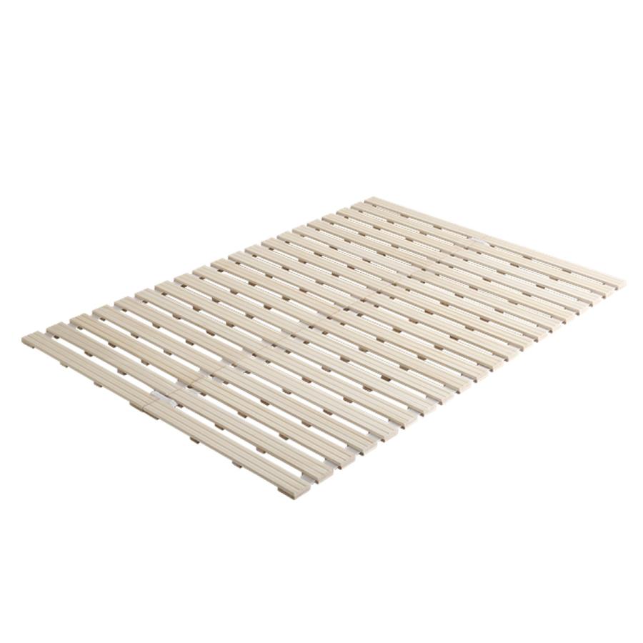 ホームテイスト（HOME taste） すのこベッド ダブル ロール式 桐 桐