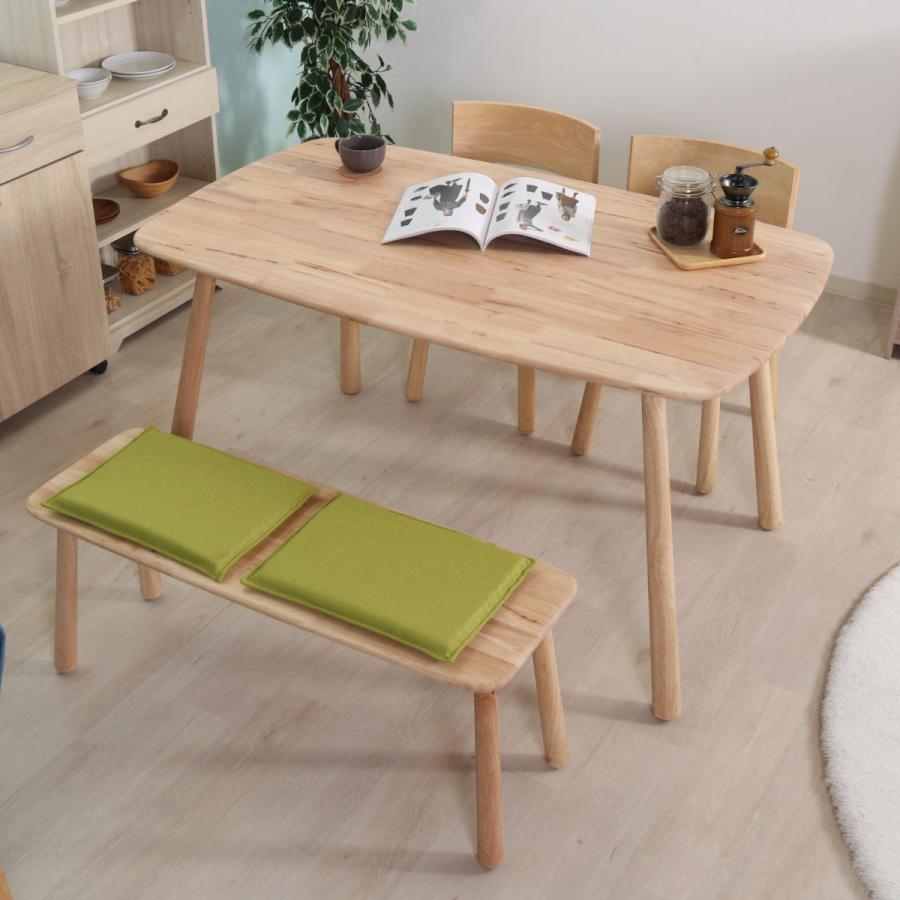 不二貿易（Fuji Boeki） ダイニングテーブル 幅135cm 木製 天然木