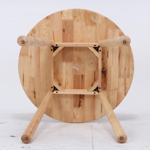 カフェテーブル 幅75cm 木製 天然木 ラウンドテーブル 丸テーブル 円型 丸形 テーブル （ 食卓テーブル 木製テーブル 2人掛け 机 つくえ 高さ 約 70 ）｜colorfulbox｜10
