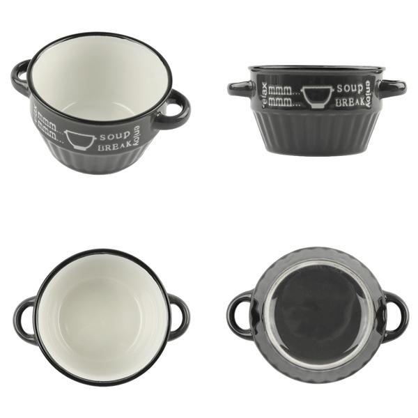 【新品未使用品】 スープカップ 3個セット スープカップ 280ml ミニ enjoy 食器 洋食器 マグカップ 陶器 同色3個
