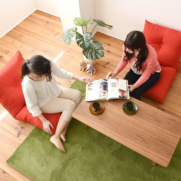 ソファ 幅112cm 2分割 リクライニング 座椅子 ローソファ フロアソファ