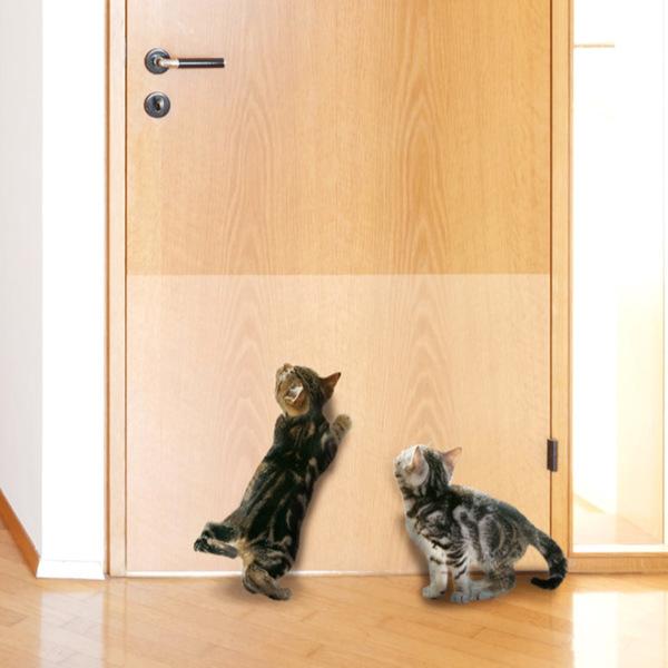 ツメ傷保護用シート コーナー用 ドア用 80cmx180cm ペット 傷防止 猫 犬 貼ってはがせる 壁 保護シート 爪とぎ ペット用品 お弁当グッズのカラフルボックス 通販 Yahoo ショッピング