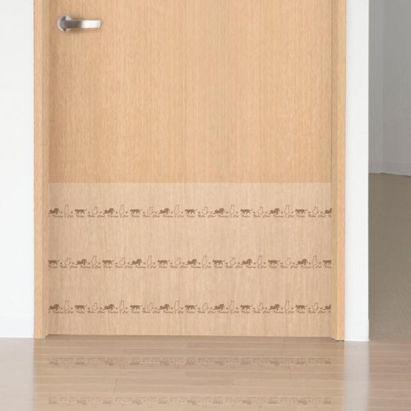 ツメ傷保護用シート コーナー用 ドア用 80cmx180cm ペット 傷防止 猫 犬 貼ってはがせる 壁 保護シート 爪とぎ ペット用品 お弁当グッズのカラフルボックス 通販 Yahoo ショッピング