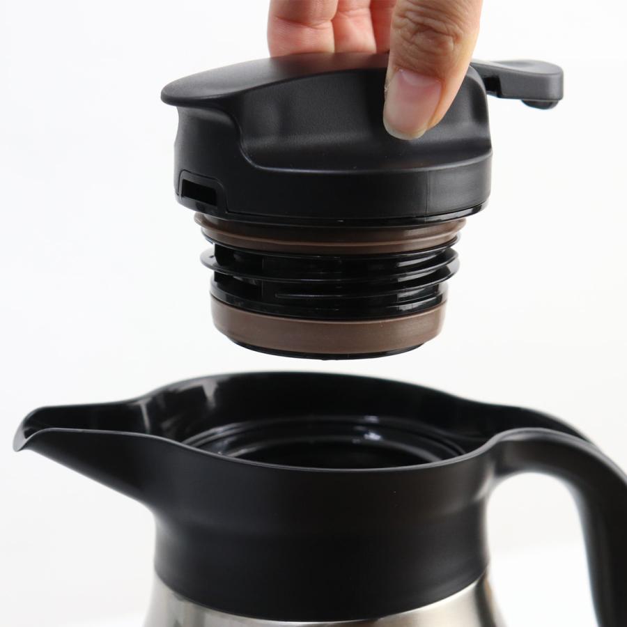 パール金属 テーブルポット 1L ネオイーシス ステンレス ポット 真空二