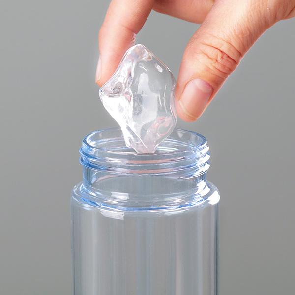 トレードワークス 水筒 550ml クリアボトル プラスチック