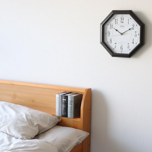 掛け時計 八角形 オクターゴ アナログ 時計 掛時計 八角