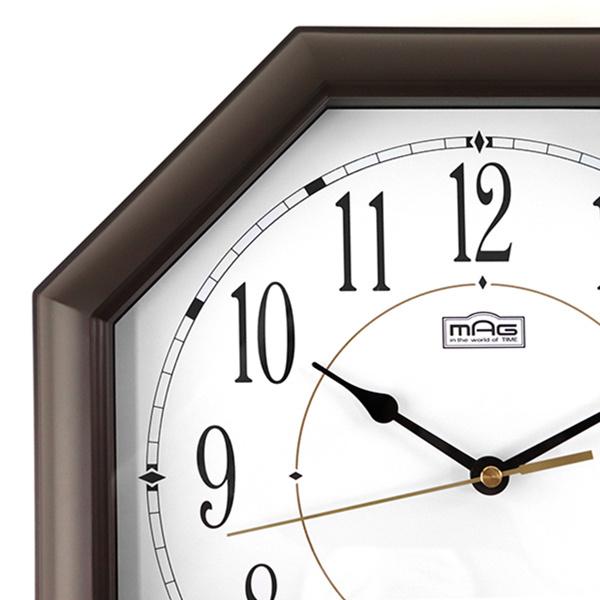 掛け時計 八角形 オクターゴ アナログ 時計 掛時計 八角