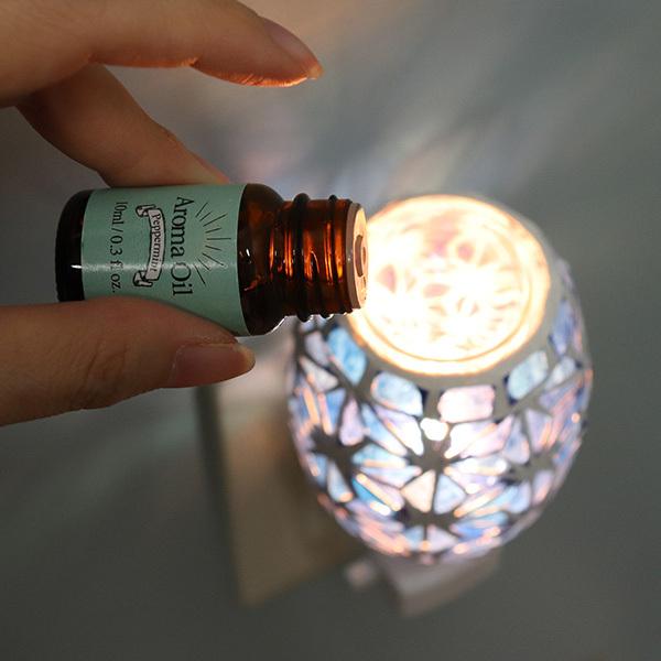 アロマライト コンセント型 LED あさのは モザイク アロマ