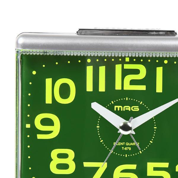 ノア精密 目覚まし時計 グッドモーニング2号 置き時計 ライト付き