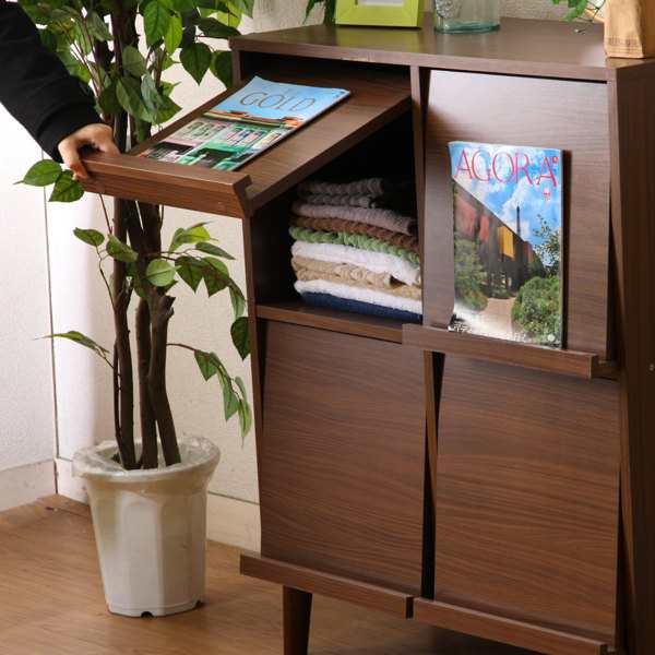 【希少】ディスプレイラック マガジンラック CDラック 本棚 収納棚 フラップ扉 ディスプレイラック 6BOX 扉付き cd dvd ディスプレイ ラック