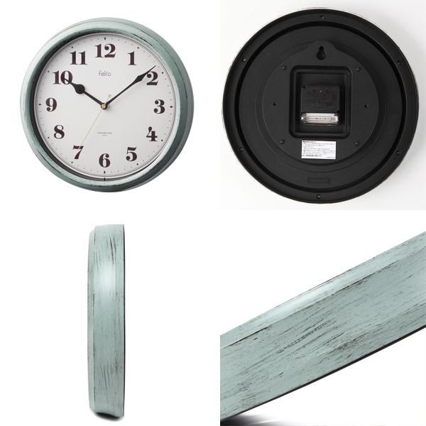 ノア精密 掛け時計パンナ 電波時計 壁掛け 時計 アンティーク調