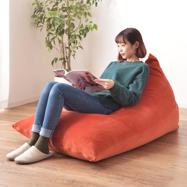 東谷 ビーズクッション 幅110cm 大型 ビーズ クッション ファブリック