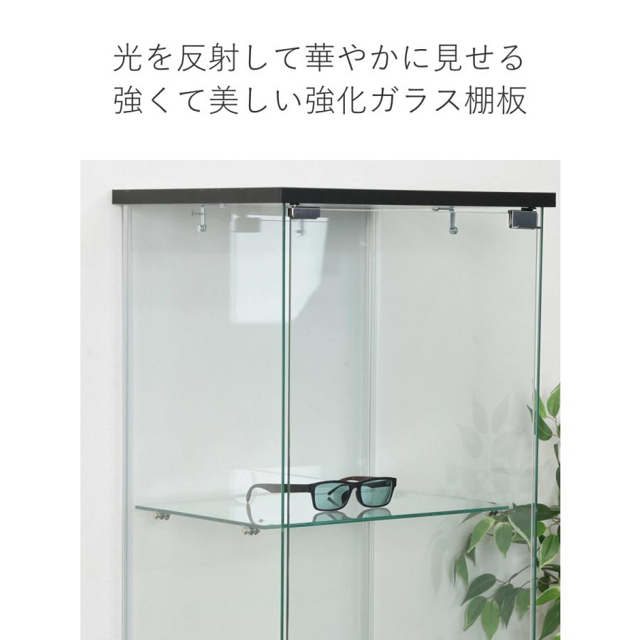 不二貿易（Fuji Boeki） コレクションケース 3段 幅42.5cm 4面ガラス