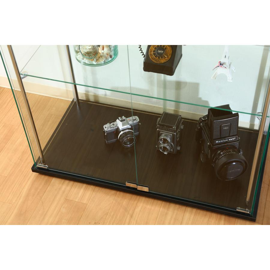 不二貿易（Fuji Boeki） コレクションケース 4段 幅80cm 4面ガラス