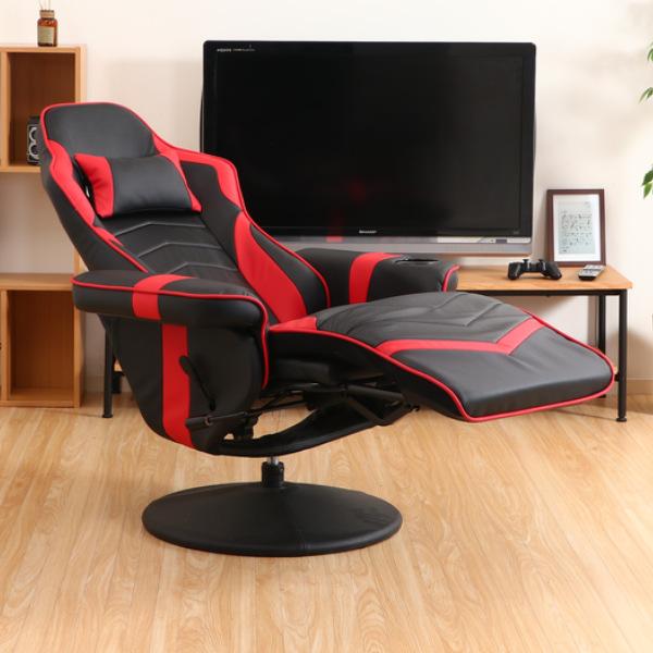 不二貿易（Fuji Boeki） ゲーミングチェア 座面高46〜51cm