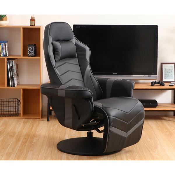 不二貿易（Fuji Boeki） ゲーミングチェア 座面高46〜51cm