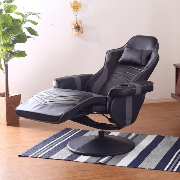 不二貿易（Fuji Boeki） ゲーミングチェア 座面高46〜51cm