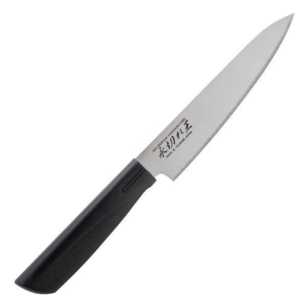ペティナイフ 永切れ王 刃渡り13cm ギザ刃 ノコ刃 ( 包丁 果物ナイフ 小型包丁 13 センチ 小型ナイフ 軽量 ファインソー加工 ) :351523:お弁当グッズのカラフルボックス - 通販 - Yahoo!ショッピング ペティナイフ 永切れ王 刃渡り13cm ギザ刃 ノコ刃 ( 包丁 果物ナイフ 小型包丁 13 センチ 小型ナイフ 軽量 ファインソー加工 ) :351523:お弁当グッズのカラフルボックス - 通販 - Yahoo!ショッピング