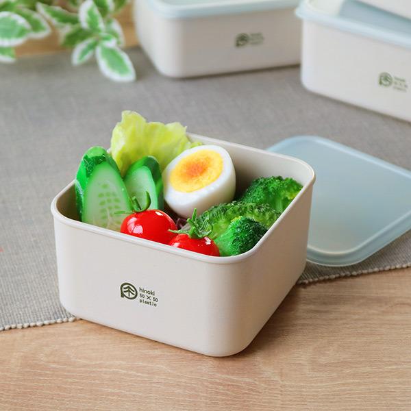 HAKOYA 弁当箱 保存容器 550ml L ひのきのぷら スクエアランチプラス