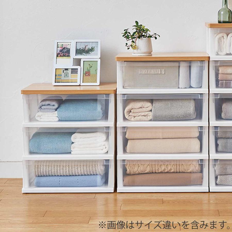 天馬 チェスト 木製天板ストッカー 550 組立式 3段 （ 幅55×奥行40×高
