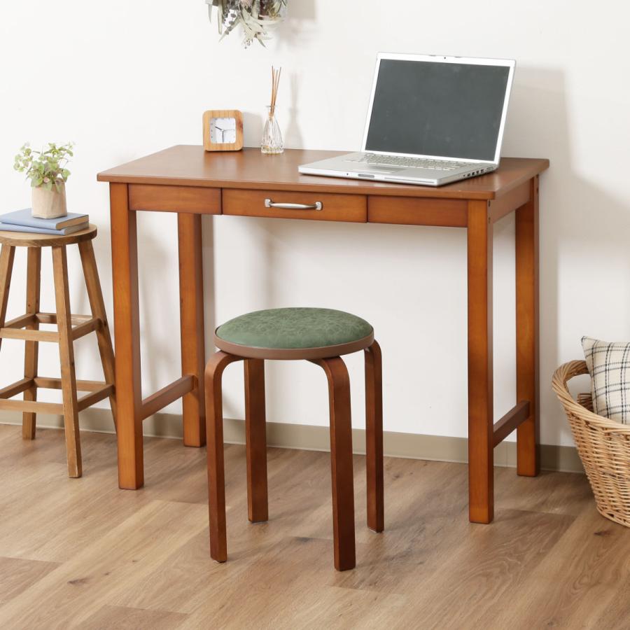 不二貿易（Fuji Boeki） ワークデスク 幅90cm 引き出し付 パソコン