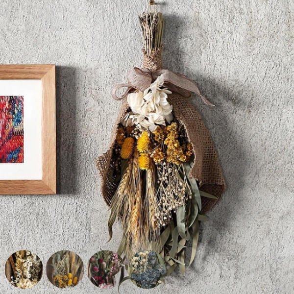 ドライフラワー ブーケ 花束 スワッグ 壁掛け 花 インテリア ドライフラワーブーケ ドライフラワースワッグ