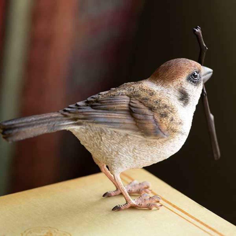 magnet オブジェ BIRDIE BILL スズメ マグネット付き ( 置き物 magnet オブジェ BIRDIE BILL スズメ マグネット付き ( 置き物