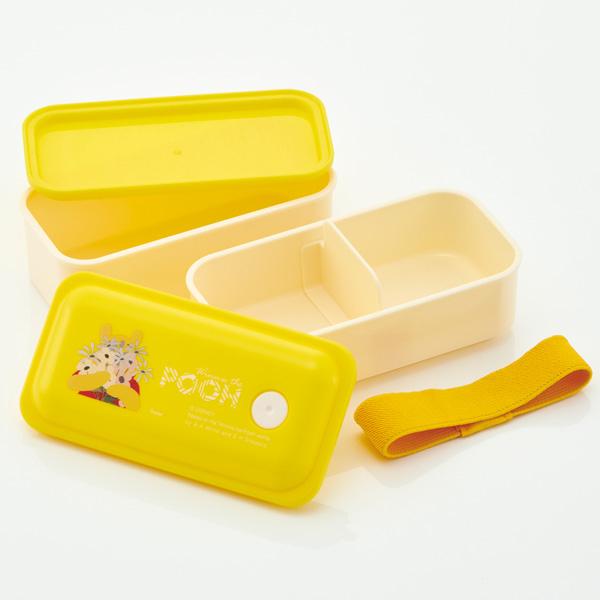 スケーター 弁当箱 2段 抗菌 550ml パッキン一体型 くまのプーさん