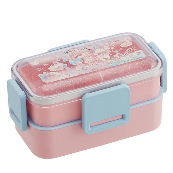 スケーター お弁当箱 2段 600ml ふわっと リトルツインスターズ セレブ