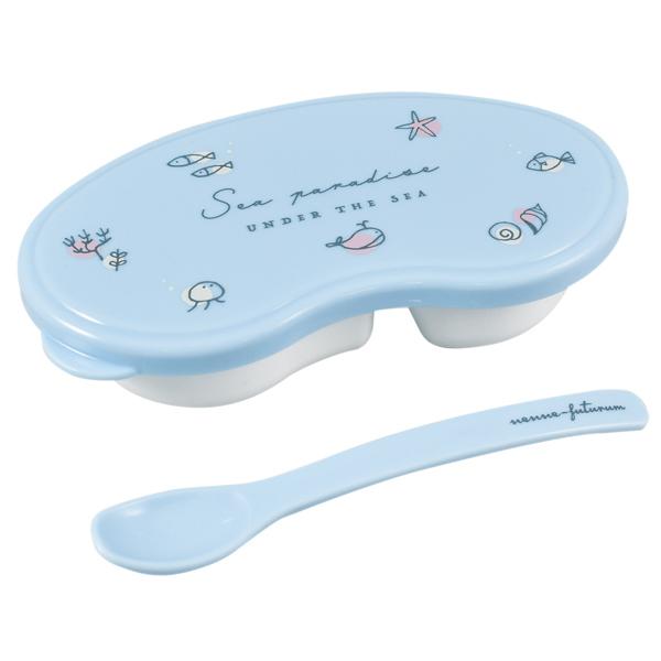 店舗良い 離乳食 容器 Sea 持ち運び 保存 ベビー 日本製 Nenne Futurum 赤ちゃん スプーン付き 離乳食ケース Wantannas Go Id