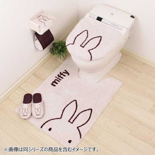 トイレマット 80 60cm ミッフィー ステアミッフィーロングトイレマット 信憑 Dickbruna トイレ マット 単品 足元マット トイレ用マット ロング かわいい
