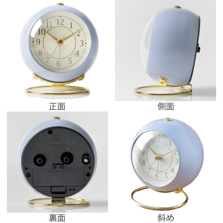 置き時計 Sphere 目覚まし時計 時計 アナログ （ 目覚まし めざまし