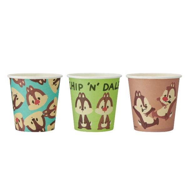 紙コップ 100ml チップ デール 18個入 柄アソート チップ デール 使い捨て紙コップ コップ カップ 使い捨て うがい 試飲 キャラクター お弁当グッズのカラフルボックス 通販 Yahoo ショッピング