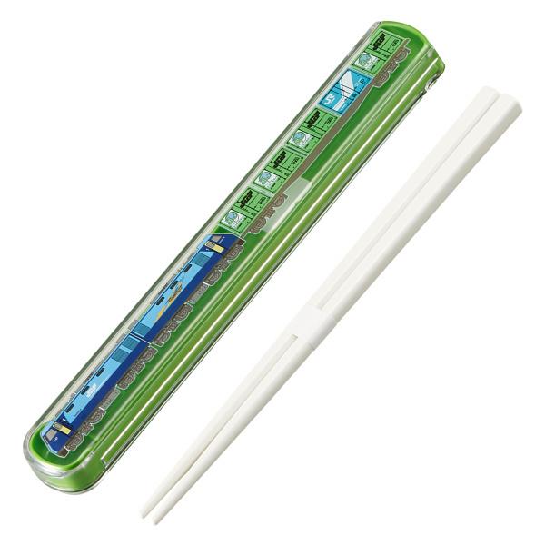 OSK 箸箱セット 19.5cm 抗菌 スライド JR貨物コンテナ 箸 箸箱