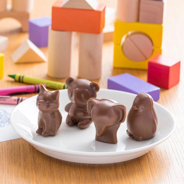 チョコ型 立体 どうぶつ 動物 プラスチック製 リトルシェフクラブ チョコレート型 プラスチック チョコレート 型 チョコレートモールド 4個型 日本製 お弁当グッズのカラフルボックス 通販 Yahoo ショッピング