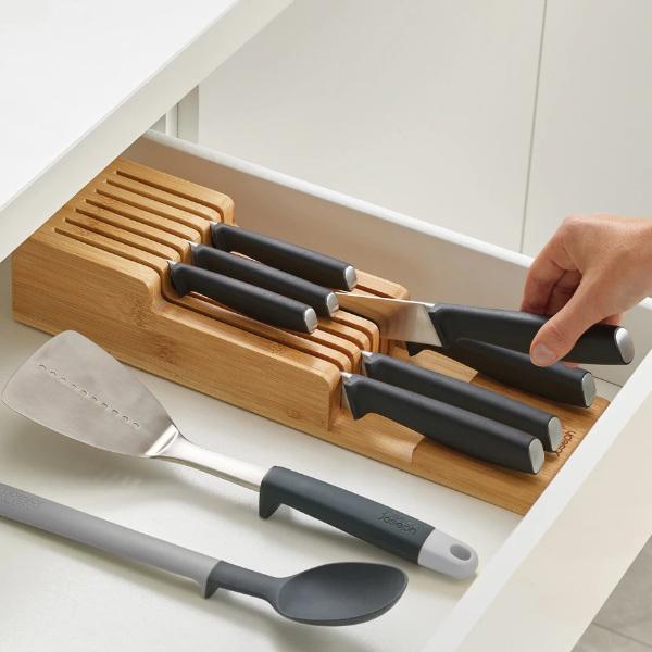 Joseph Joseph ジョセフジョセフ 包丁スタンド 横置き 引き出し 収納 木製 ドロワーオーガナイザー ナイフトレー バンブー ナイフスタンド 包丁差し 竹 お弁当グッズのカラフルボックス 通販 Yahoo ショッピング