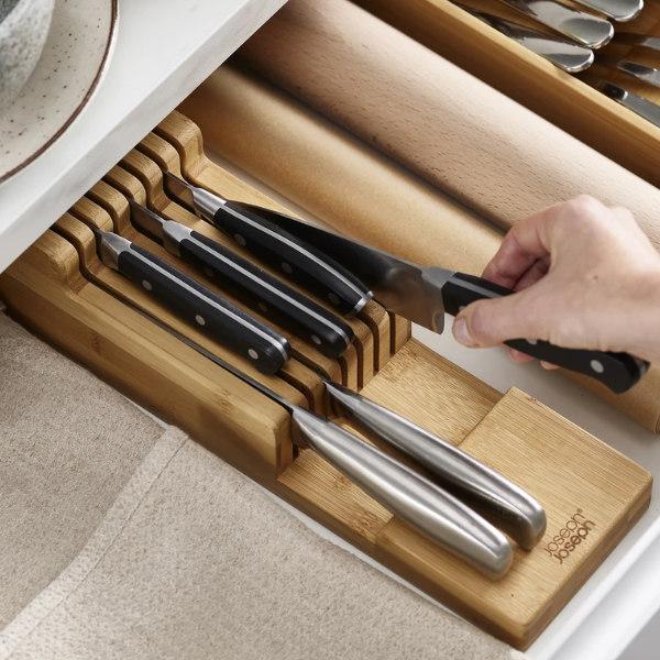 Joseph Joseph 包丁スタンド ドロワーオーガナイザー ナイフトレー バンブー ジョゼフジョゼフ 木製 ナイフスタンド 包丁差し 竹 横置き 引き出し 収納 お弁当グッズのカラフルボックス 通販 Yahoo ショッピング