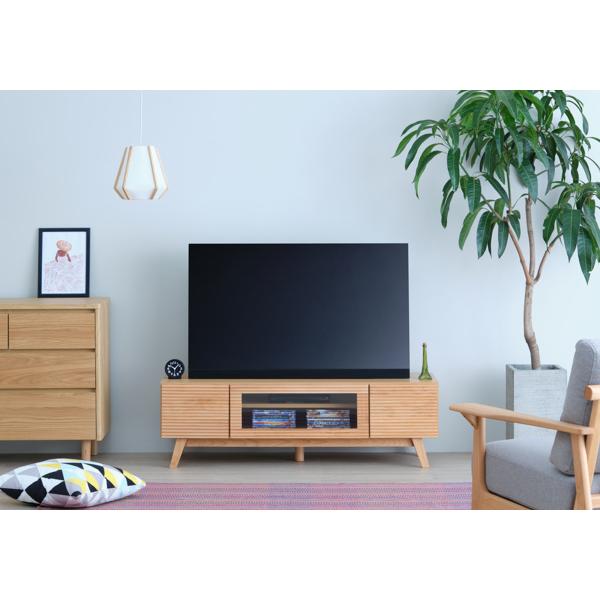 一生紀（ISSEIKI） テレビ台 ローボード 北欧風 アルダー無垢材 オイル