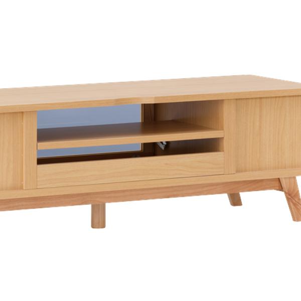 K 新品 北欧 テレビボード AVボード L テレビ台 TV AVラック 一生紀（ISSEIKI） テレビ台 ローボード 北欧風 アルダー無垢材 オイル
