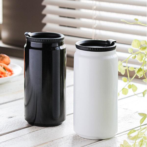 トレードワークス 水筒 マグ 340ml 缶型 タンブラー サーモステンレス