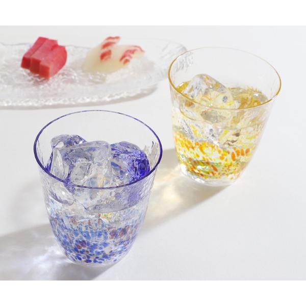 ロックグラス 300ml 水の彩 花の彩 クリスタルガラス ファインクリスタル ガラス コップ 日本製 （ 食洗機対応 焼酎グラス ガラス製 オールドグラス ）｜colorfulbox｜12