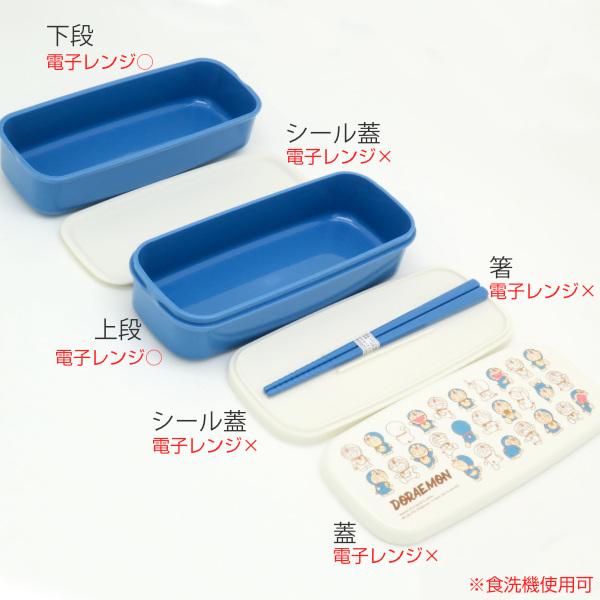 OSK（オーエスケー） お弁当箱 2段 640ml ドラえもん ランチボックス