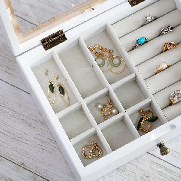 GRANATA ビスコット ドロワー アクセサリー 木製 ジュエリーボックス GRANATA ビスコット ドロワー アクセサリー 木製 ジュエリーボックス