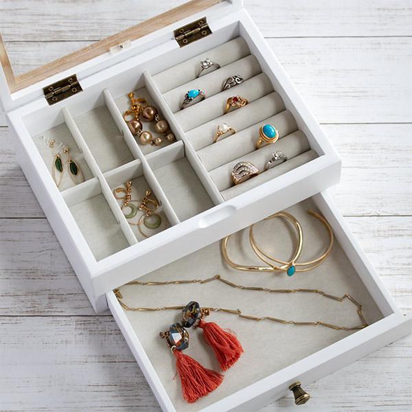 GRANATA ビスコット ドロワー アクセサリー 木製 ジュエリーボックス GRANATA ビスコット ドロワー アクセサリー 木製 ジュエリーボックス