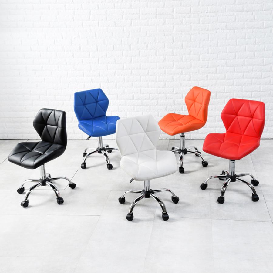 HAGiHARA（萩原） キャスターチェア 座面高45〜57cm 高さ調整 オフィス