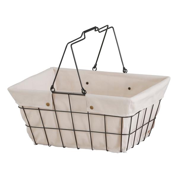 HABITER ワイヤーバスケット L 幅43×奥行30×高さ20cm HABITER ワイヤーバスケット L 幅43×奥行30×高さ20cm