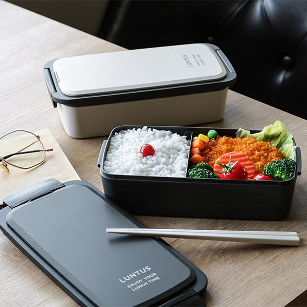 アスベル（ASVEL） お弁当箱 1段 800ml 抗菌 ランタス 箸 バッグ付き